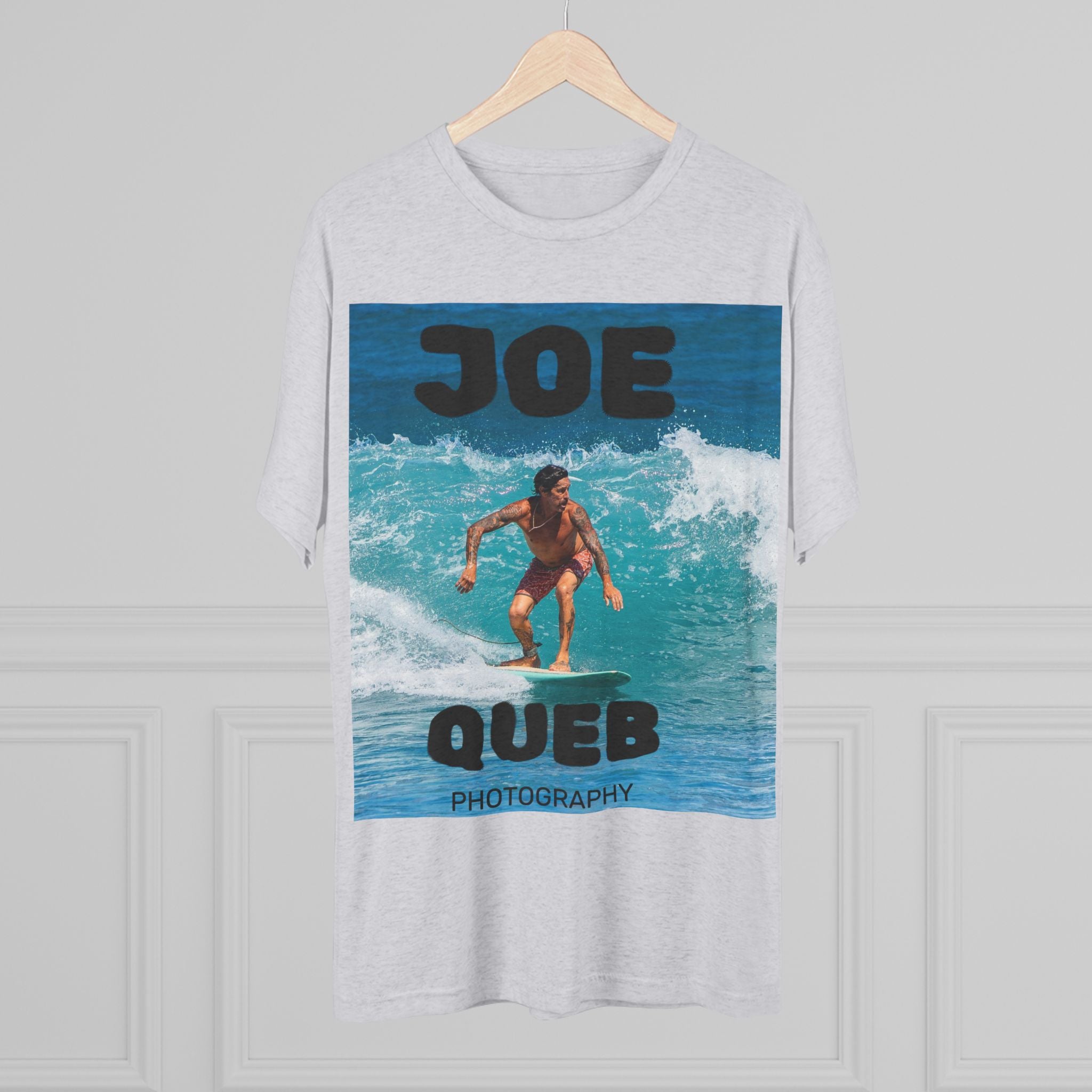 Surf Photography Tee — "Joe Queb" Vintage Wave Graphic Tee
