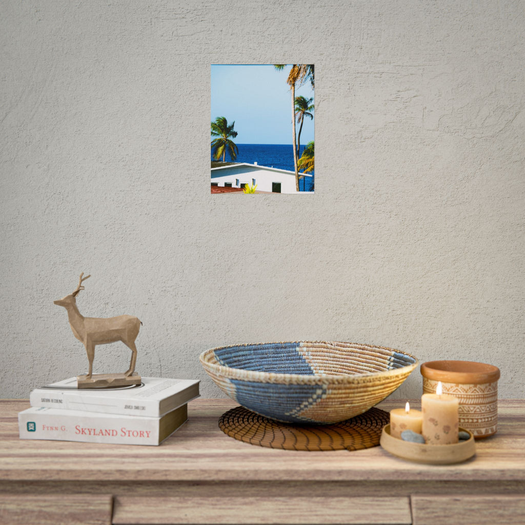 Ocean Park - Rolled Palm Tree Seascape Wall Art