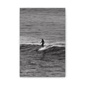 Surfing Silhouette Canvas Print — Ocean Beach, CA