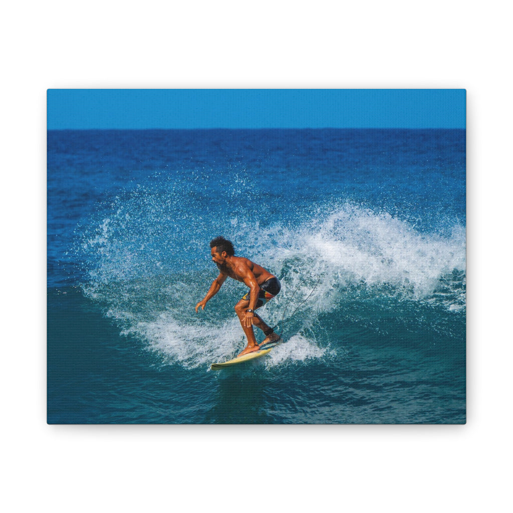 Rincon Surfer - Canvas Print