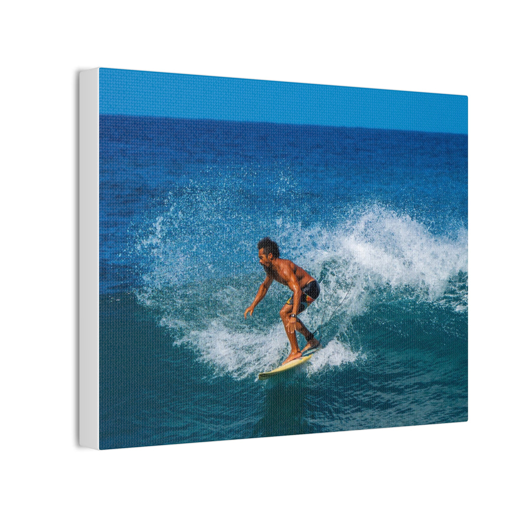 Rincon Surfer - Canvas Print